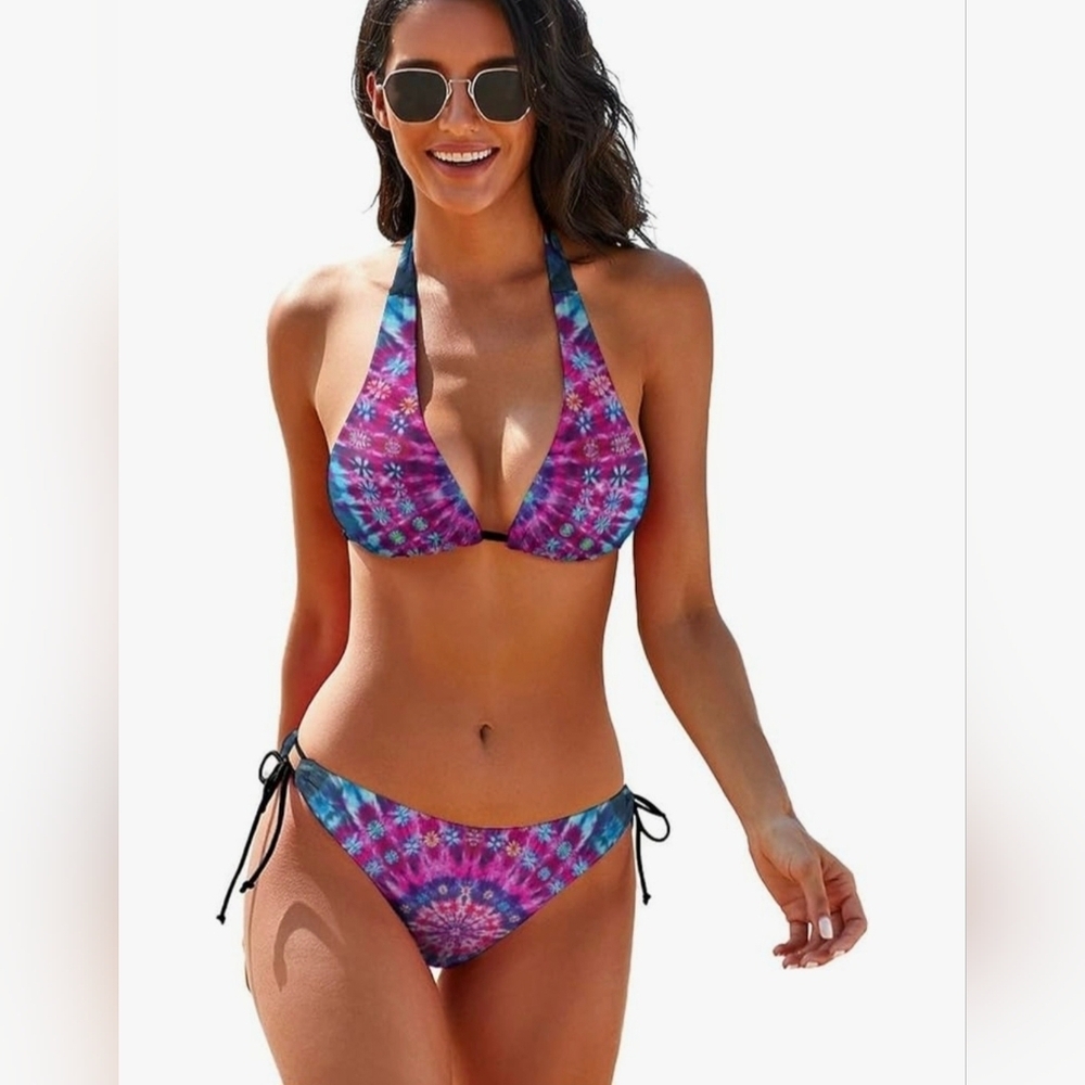 Homokoir Tie Dye Bikini #1251 NWOT